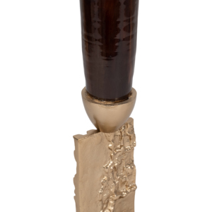 Vaso Alto in Vetro Scultoreo, Vaso Decorativo Contemporaneo per Fiori, per Soggiorno, Casa e Ufficio - Product Image 4