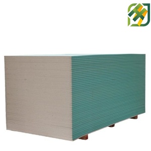 Plaque de plâtre ignifuge moderne Haoxin avec surface en papier 2440x1220mm, garantie 3 ans pour les plafonds suspendus des hôtels, des bureaux et des bâtiments - Product Image 1