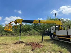 Pour Isuzu nouveau <span class=keywords><strong>camion</strong></span> lourd Diesel 8-20 <span class=keywords><strong>tonnes</strong></span> grue mobile à 360 degrés plate-forme de travail surélevée fonctions de forage complètes croisière ACC - Product Image 3