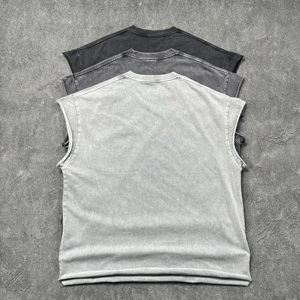 T-Shirt Unisex 100% Cotone Oversize con Lavaggio Vintage, Stile Streetwear Casual, Design Semplice, Tinta Unita, Disponibile nelle Taglie <span class=keywords><strong>M</strong></span>/<span class=keywords><strong>L</strong></span>/XL/XXL/Oversize, 275G - Product Image 5
