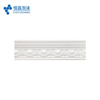Moulures de plafond en mousse EPS blanche, imperméables et légères pour salon et chambre à coucher