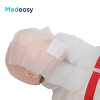 Maniquí de RCP Pediátrico Profesional Avanzado Medeasy con Entrenamiento de Respiración Artificial, Maniquí de Reanimación Pediátrica para Primeros Auxilios