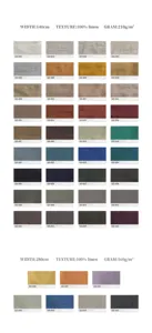 OEKO TEX kain Linen murni 100% rami Prancis lembut dicuci warna-warni berat menengah