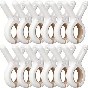 Pinces à linge en plastique robustes avec ressorts antirouille puissants, pinces <span class=keywords><strong>de</strong></span> <span class=keywords><strong>plage</strong></span> et pinces à linge sécurisées - Product Image 1