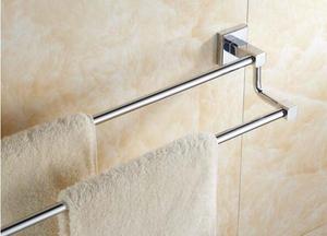 ชุดอุปกรณ์ห้องน้ำทองเหลืองทรงสี่เหลี่ยมคุณภาพสูง - Product Image 3