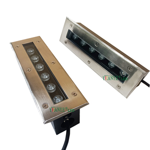 Thép không gỉ mặt bìa + Die-cast nhôm đèn cơ thể + nhúng hộp IP65 LED inground ánh sáng tầng gắn - Product Image 5