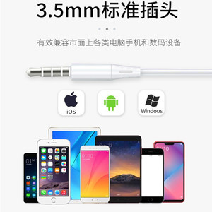 หูฟังแบบมีสาย Somostel ขนาด 3.5 มม. ไดรเวอร์แบบไดนามิกสำหรับโทรศัพท์มือถือ - Product Image 2