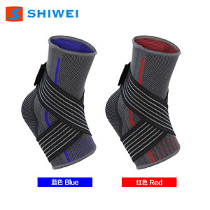 Shiwei <b>Ankle</b> <b>Brace</b> Adjustable Breathable <b>Support</b> For Running Football Unisex Adult - Product Image 5