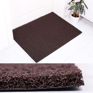 Tapis de bain solide fabriqué à la machine, tapis de douche, tapis de baignoire antidérapant à séchage rapide en PVC, tapis bouclé en spirale, tapis de porte en forme de nouilles, tapis spaghetti - Product Image 2