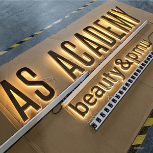 <b>Illuminated</b> Business Logo Signage Led Back Lit Acrylic Channel Letters Outdoor Advertising Acrylic 3D Wall Letter Sign - Product Image 4