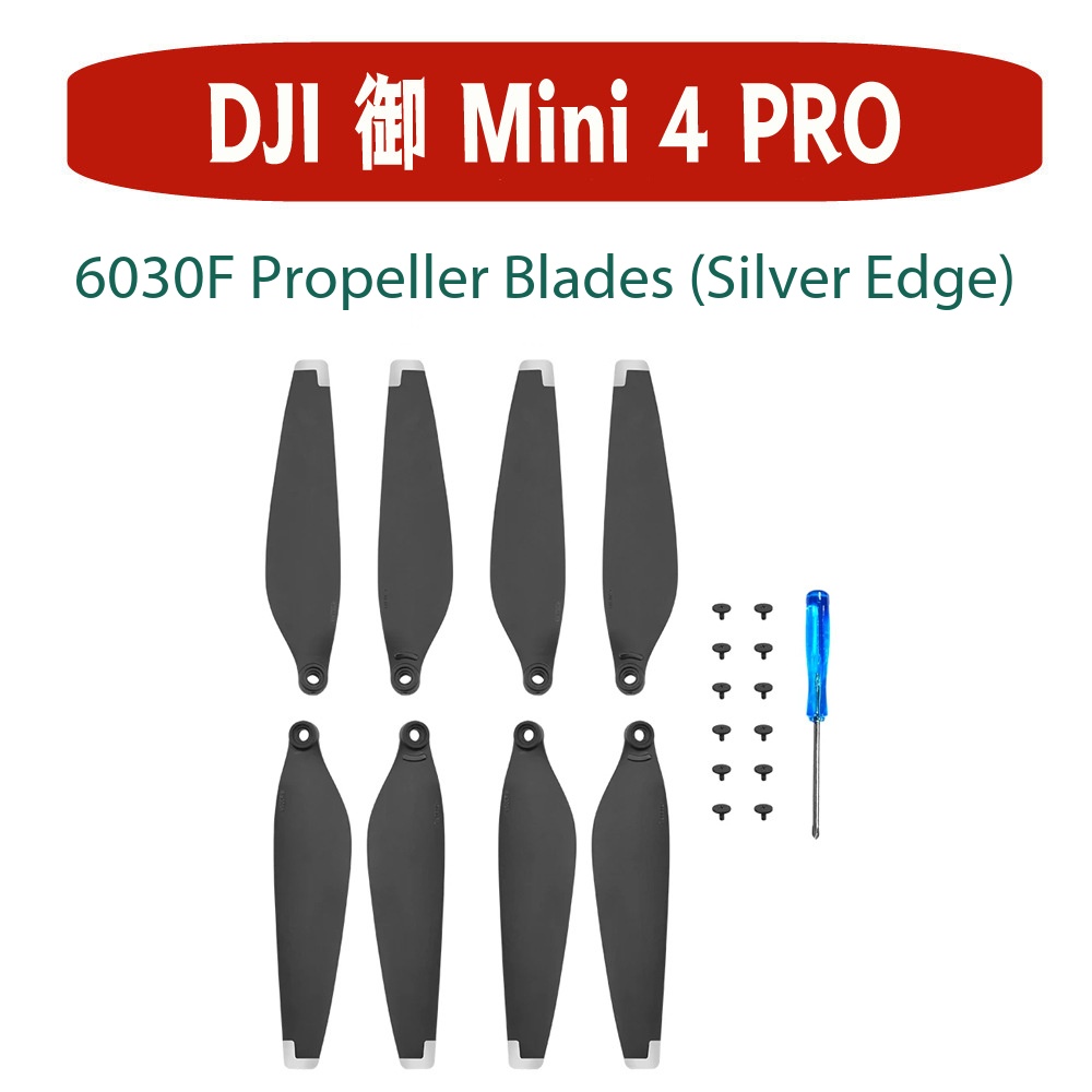 Hélices de borde plateado 6030F