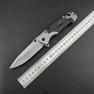 <span class=keywords><strong>FA18</strong></span> couteau pliant de survie tactique en plein air 5Cr13Mov lame G10 couteau à poignée randonnée Camping pêche EDC couteau de poche - Product Image 6