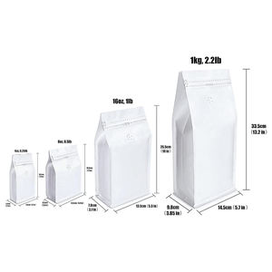 Bolsa de Café de 500g con Válvula y Cierre, Impresa Personalizada, Resellable, con Fondo Plano, de Plástico de Alta Barrera y Lámina de Aluminio - Product Image 5