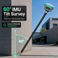 UNIQUENAV U10 AR Camera Visual Stakeout GNSS RTK Receiver 60 Derajat IMU Tilt 5W Radio GPS Peralatan Survei Tanah