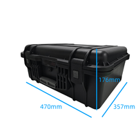 Détecteur de drones portable HYUCX H1C IP65 ABS, portée 3-10 km, spectre 900 MHz-5,8 GHz + technologie RID+DID, durable, 4h de protection de sécurité