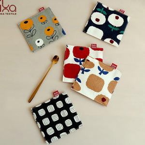 Tapis de gobelet 100% coton, <span class=keywords><strong>roulettes</strong></span> avec tissu imprimé, fait à la main - Product Image 3