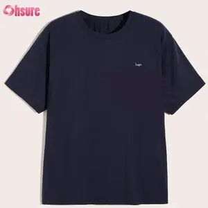 Мужская дизайнерская Роскошная футболка с коротким рукавом для тренировок на открытом воздухе, 100% хлопчатобумажная ткань, футболка большого размера