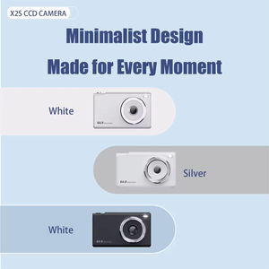 Cámara Minimalista Pura de Gran Venta con Lente de Anillo Plateado, Sensor CMOS, Tarjeta TF, Grabadora de Vlogs y Selfies para Campus - Product Image 6