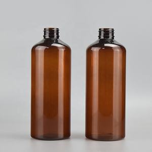 Bouteille <span class=keywords><strong>de</strong></span> crème cosmétique <span class=keywords><strong>Obturateur</strong></span> rond en plastique brun 500 pour shampooing Lotion pour le corps Autres cosmétiques Contenants d'emballage <span class=keywords><strong>de</strong></span> qualité supérieure - Product Image 5