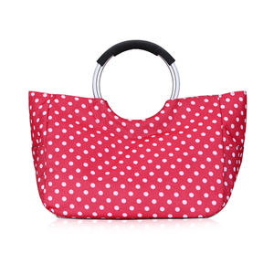 Bolsa de Compras Impermeable para Viajes al Aire Libre, Bolsa de Camping Plegable, Cesta de Picnic con Asas de Aluminio - Product Image 2