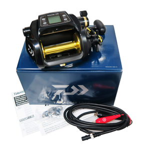 Carrete de Pesca Eléctrico Giratorio para Agua Salada de Mar Profundo, Mano Derecha, Relación de Engranajes 6.3:1, Acero Inoxidable, 40g, Sistema Antirretorno de Dos Velocidades - Product Image 1