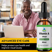 Complément liquide de vitamine A VitaSpring pour la santé des yeux et de la vision, gouttes de vitamine A liquides