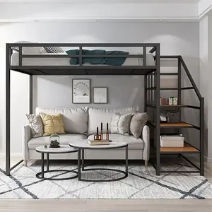 Sassanid OEM tốt nhất người bán Hiện Đại Mỹ sang trọng giường đặt nơi trú ẩn nền tảng giường Kim loại cơ sở - Product Image 3