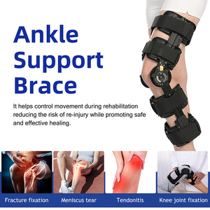 Nuevo Soporte Ortopédico Postoperatorio Ajustable con Bisagras y Bloqueo en Ambos Lados para Alivio de la Artrosis y Dolor de Rodilla - Product Image 3