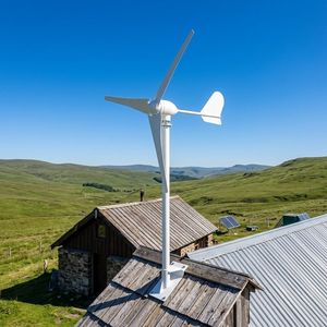 Générateur éolien à lévitation magnétique 500W, vitesse <span class=keywords><strong>de</strong></span> démarrage faible 2m/s, pales hybrides haute efficacité, diamètre du rotor 1,3m - Product Image 4