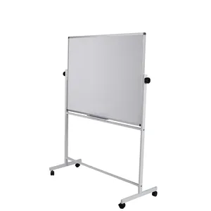 Zjwj Enkel Of Dubbelzijdig Mobiel Whiteboard Groot Rollend Whiteboard Magnetisch Droog Wisbord Ezel Staande Whiteboard