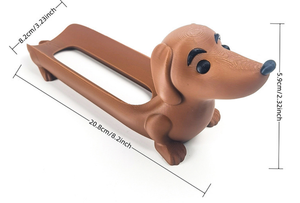 Plateau de service en plastique pour hot-dogs et sandwichs, motif Teckel de dessin animé, pour la maison, les fêtes et le camping - Product Image 4