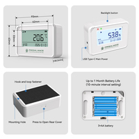 Registrador de Datos de Temperatura y Humedad WiFi Coeus-MINI con Función de Alarma para Monitoreo de Almacenes Farmacéuticos y Cadena de Frío
