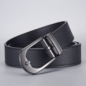 <span class=keywords><strong>Ceinture</strong></span> en cuir de vachette véritable fendue pour <span class=keywords><strong>homme</strong></span>, nouvelle collection, très vendue, avec boucle automatique en alliage, décontractée, 105-130 cm, pour femme - Product Image 3