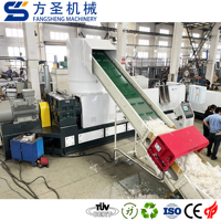 Machine de recyclage de plastique en nylon PP PE machine de granulation de film/tuyau granulateur de plastique souple et rigide