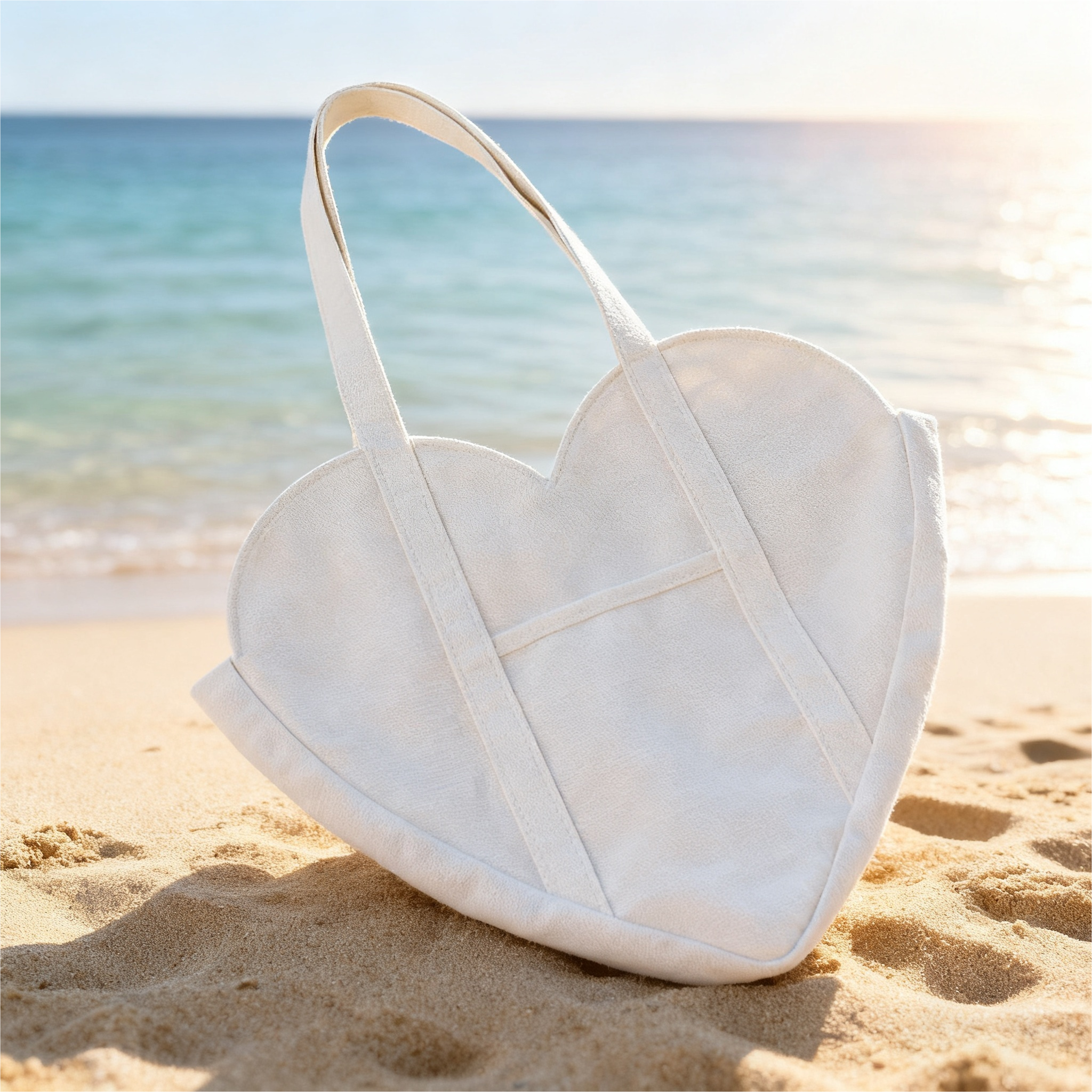 Best Selling Heart Shaped Tote Bag 2025 New Design, Foldable