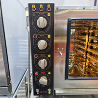 Four à vapeur combiné commercial à gaz pour poulet et pain, 10 plateaux