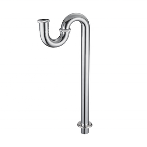 Hiện Đại Thé<span class=keywords><strong>p</strong></span> Không Gỉ Brass Phòng Tắm S Bẫy Nước Thải Siphon Ống Thoát Nước <span class=keywords><strong>P</strong></span> Bẫy Lưu Vực Chai Bẫy Lọc Cho Lưu Vực Bồn Rửa - Product Image 2