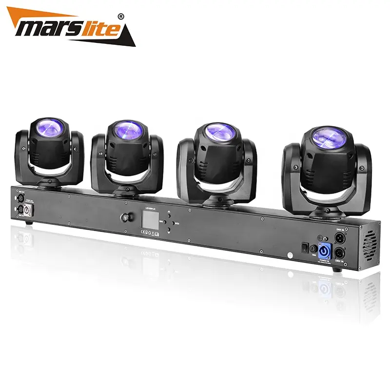 Pro Dj Disco Event Lighting 4X32W RGBW LED Luces Para Discoteca Dmx Dj Beam Bar Moving Head Stage Lights