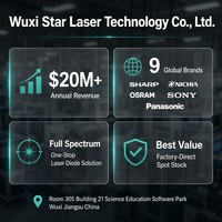 Diode laser rouge originale Ushio HL63022DG 638nm 200mW TO-18 pour module d'éclairage laser extérieur