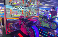 Pour Mario Kart jeu simulateur monnayeur Arcade roue de course simulateur de voiture en fibre de verre moteur Machine de course pour Game Center