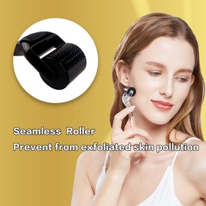 Rouleau de <span class=keywords><strong>derma</strong></span> <span class=keywords><strong>pour</strong></span> l'acupuncture, <span class=keywords><strong>pour</strong></span> la peau, la <span class=keywords><strong>barbe</strong></span> et les cheveux, 0,25 mm, microneedling, 192 aiguilles, rouleau de microneedling en titane - Product Image 4