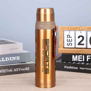 <b>Large</b> Capacity Modern Minimalist Straight <b>Cup</b> Stainless Steel Insulated Tumbler with Leak-Proof Lid Eco-Friendly & Portable - Product Image 5