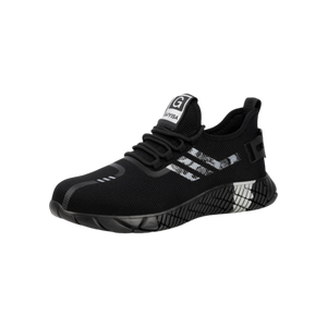 Chaussures de travail légères bottes de sécurité absorbant les chocs chaussures à bout en acier d'entrepôt de plancher d'usine - Product Image 4