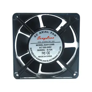 מאוורר צירי EC 12038 230v גדול CFM מאוורר קירור אוורור באיכות גבוהה עבור תקשורת ספק כוח קטגוריה מחשב