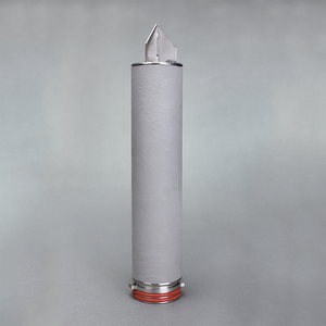 10 um 500mm de polvo de acero inoxidable sinterizado cartucho de filtro fácil de lavar y retrolavado fuerte ácido y álcali - Product Image 1