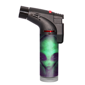 Nouveau Offre Spéciale Logos personnalisés fumée BBQpuissant rechargeable quatre flammes briquet torche oblique pour en vrac - Product Image 1