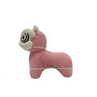 Fauteuil d'appoint en tissu peluche motif Danse du Lion Chinois, design minimaliste, fauteuil de loisirs individuel pour salon, chambre et appartement