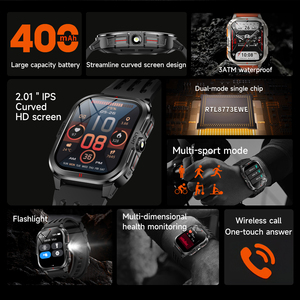 2025 <b>Smart</b> <b>Watch</b> MK98 Flashlight Multi Dimensional Health Monitoring 3D Dynamic 400mAh 3ATM Waterproof Outdoor <b>Smart</b> <b>Watches</b> Sma - Product Image 5