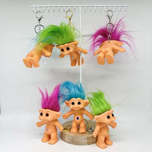 Figurine de poupée Troll rétro, jouet à cheveux longs et magiques de 10cm, pour enfants et adolescents, ensemble de jeu unisexe à collectionner - Product Image 1