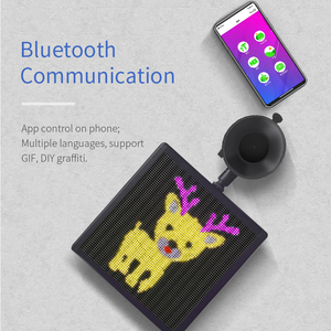 Độ phân giải cao RGB màu phía sau cửa sổ năng động dẫn xe hiển thị bé trong Xe Cảnh Báo tin nhắn dẫn đăng ký Wifi lập trình - Product Image 5